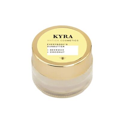 Burro corpo doposole con protezione solare SPF20 KYRA – Formato di prova al cocco