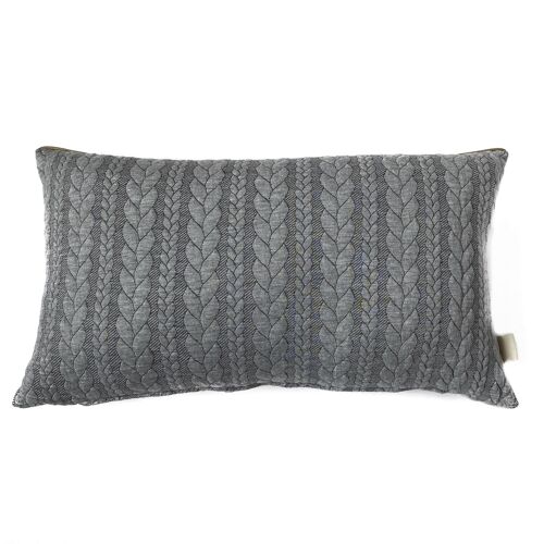 Cushion COVER Cable Light Grey