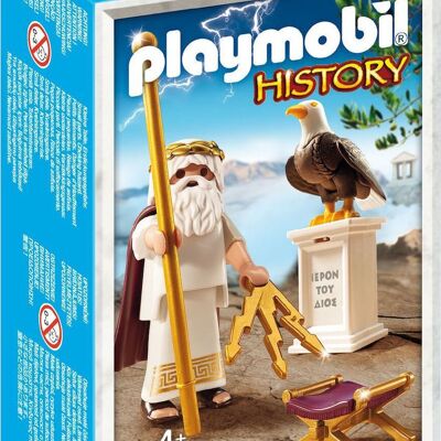 Figura del dios Zeus de la mitología griega Playmobil 9149 - Juguetes para bebés y niños - A partir de 4 años