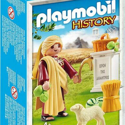 Figura de la diosa Deméter de la mitología griega Playmobil 9526 - Juguetes para bebés y niños - A partir de 4 años