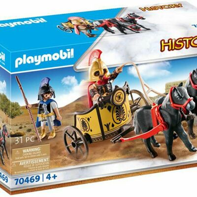 Figura de Aquiles y Patroclo de la mitología griega Playmobil 70469 - Juguetes para bebés y niños - A partir de 4 años