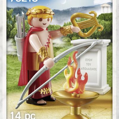 Figura del dios Apolo de la mitología griega Playmobil 70218 - Juguetes para bebés y niños - A partir de 4 años