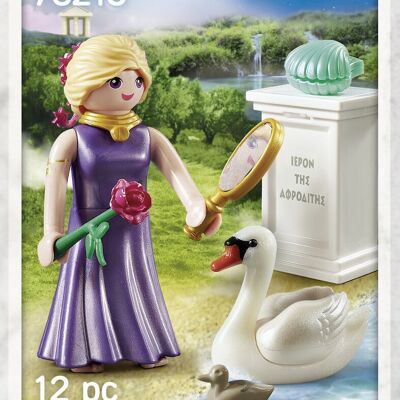 Figura de Afrodita, diosa de la mitología griega (Playmobil 70213) - Juguetes para bebés y niños - A partir de 4 años