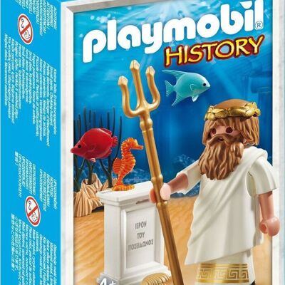 Playmobil 9523 Greek Mythology God Poseidon Figure - Baby&Kids Toys - Age 4+