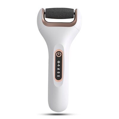 Lima electrónica para pies, pedicura avanzada DMAV0031C01. Color: Blanco
