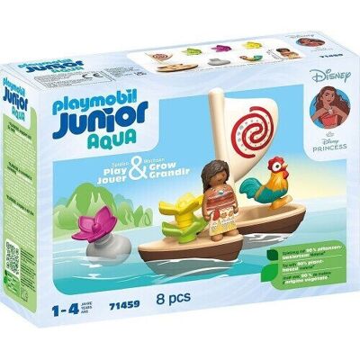 Playmobil 71459 Giocattolo JUNIOR e Disney: Nave di Vaiana - Giocattoli per neonati e bambini - Età 2+