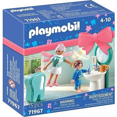 Playmobil 71967 Set regalo - Pacchetto base Fatina dei denti e set regalo per bambini - Giocattoli per neonati e bambini - Età 4+