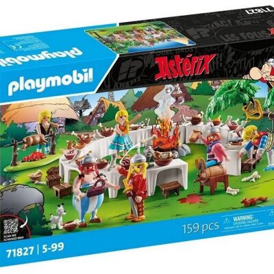 Playmobil 71827 Asterix Asterix: Il banchetto del villaggio dei Galli Figura - Giocattoli per bambini e neonati - Età 5+