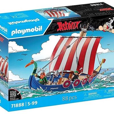 Playmobil 71888 Astérix Astérix: El barco pirata Figura - Juguetes para bebés y niños - Edad 5+