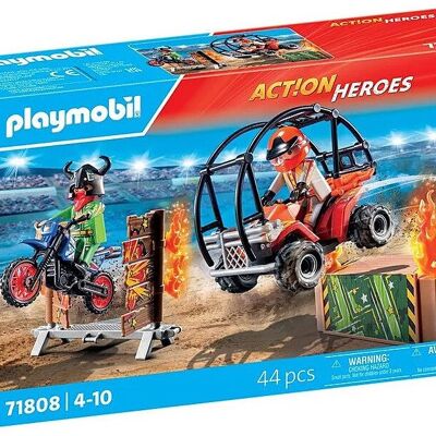 Figura de cerdo y motociclista Playmobil 71808 Promo Packs - Juguetes para bebés y niños - A partir de 4 años