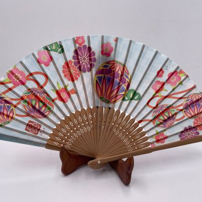 Abanico de Aoi-Temari por 100