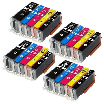 Compatible 580/581 XL Cartridge Pack for CANON 580/581 XL Printer