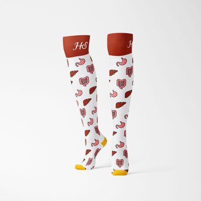 Chaussette de compression gastro-intestinale pour le foie