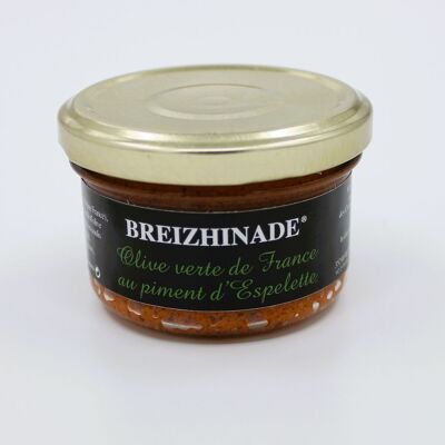 GREEN OLIVE and ESPELETTE PEPPER SPREAD 90g