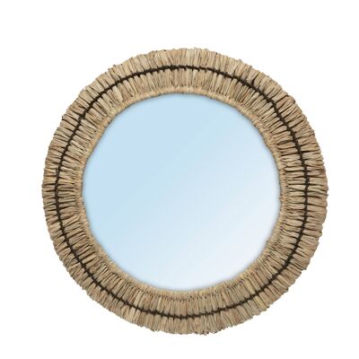 Specchio Gajih - Nero Naturale - M