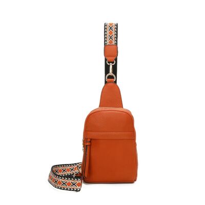 Crossbody Chest Sling Bag RB230431 Orange
