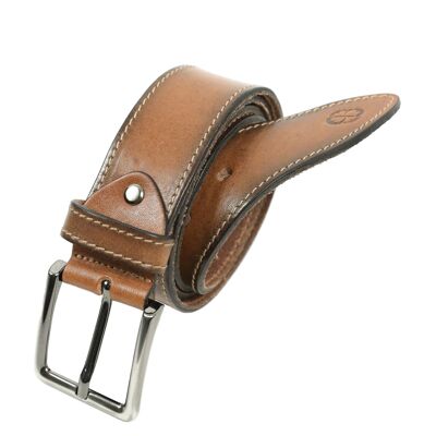Ceinture en cuir marron - Le retour du natif