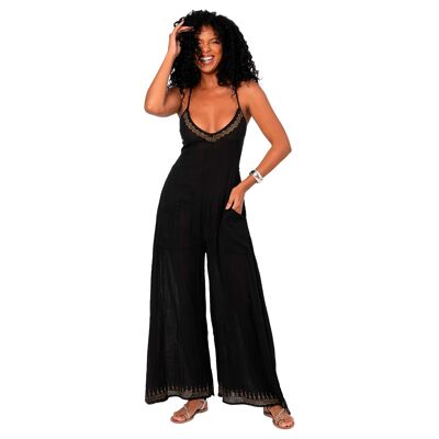 Long sleeveless summer jumpsuit MBCO3012A