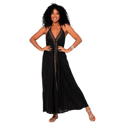 LONG SLEEVELESS SUMMER DRESS MBM3020A