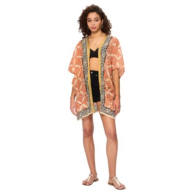 KIMONO DE VERANO DE MANGA CORTA Y LARGO MEDIO KIM8504I