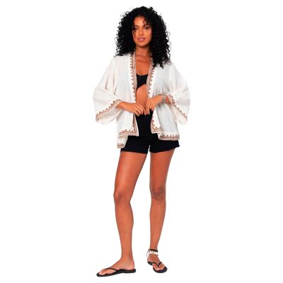 KIMONO CORTO DE VERANO MANGAS 3/4 MBKIM3004A
