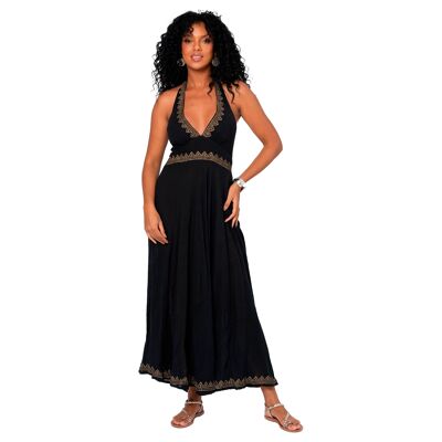 LONG SLEEVELESS SUMMER DRESS MBM3021A