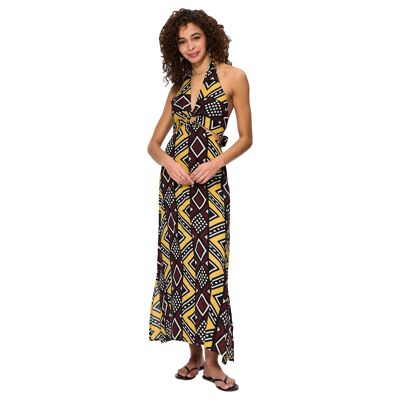 Long sleeveless summer dress MBM8500C