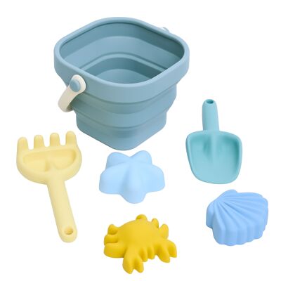 Juego de juguetes de playa de silicona Jade