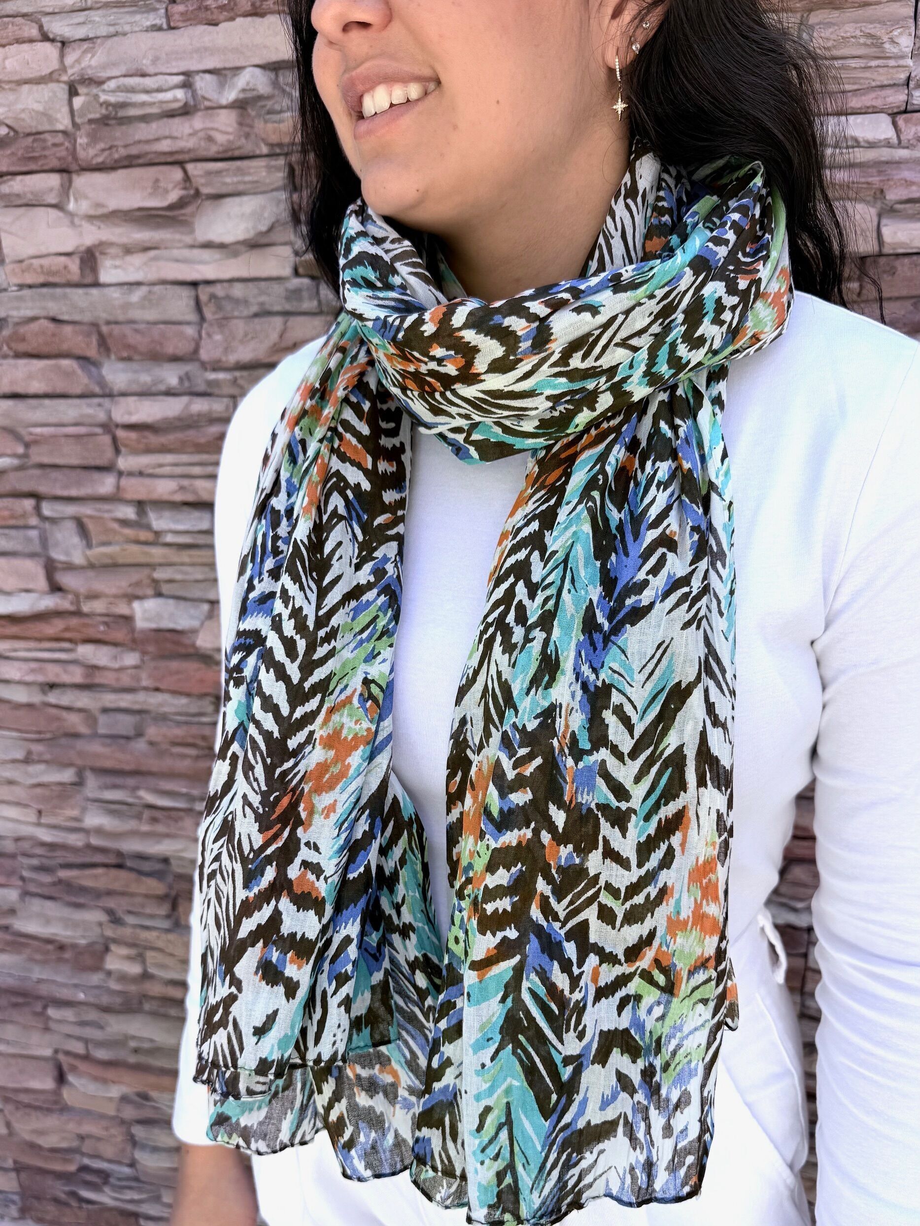 Bufanda de algodón para mujer: tendencia ética y natural