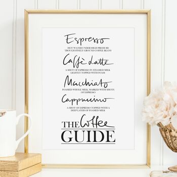 Affiche 'Le Guide du Café' - DIN A3 1