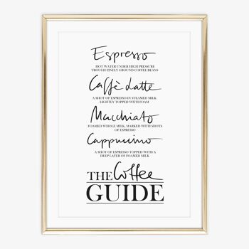 Affiche 'Le Guide du Café' - DIN A3 2