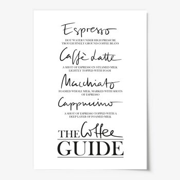 Affiche 'Le Guide du Café' - DIN A3 3