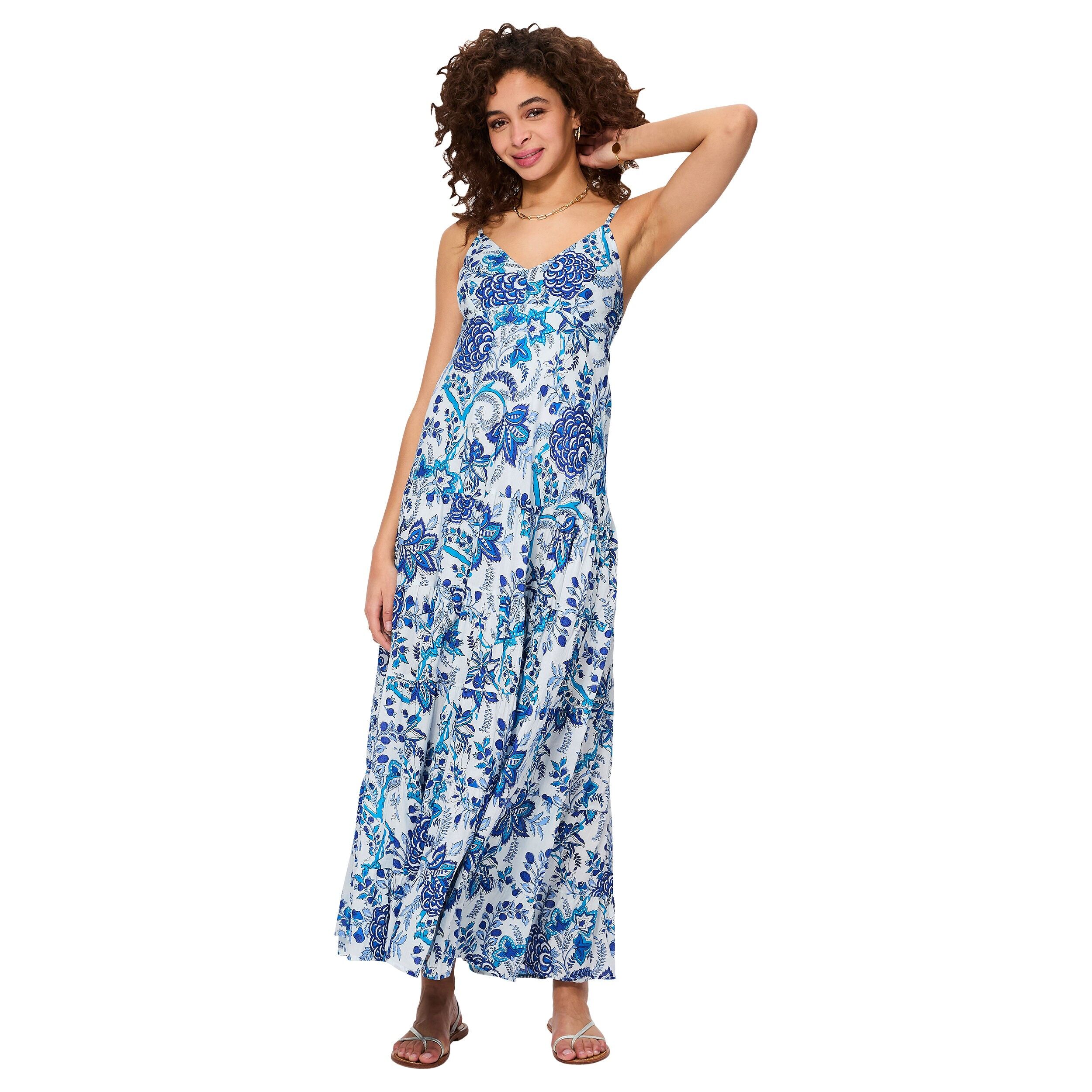 ROBE ETE LONGUE SANS MANCHES MAXI8040A