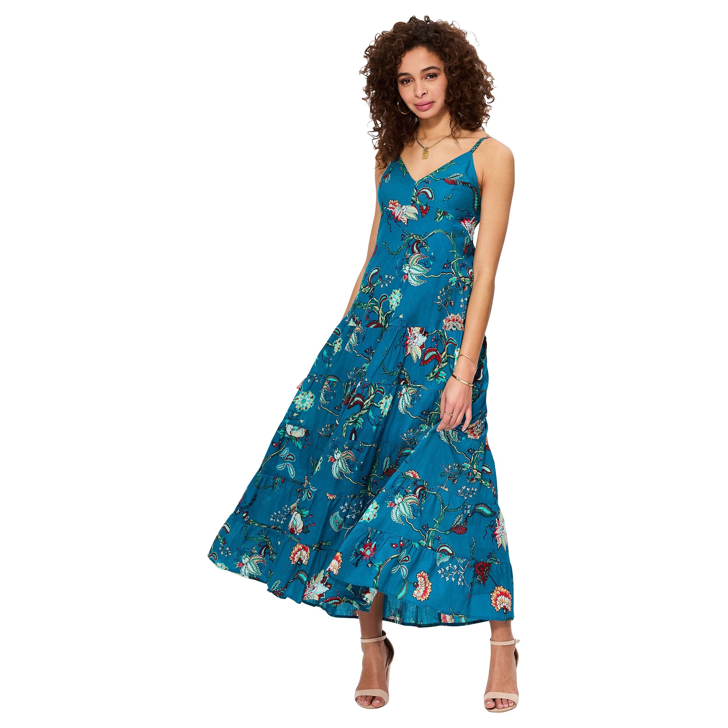 ROBE ETE LONGUE SANS MANCHES MAXI8040G