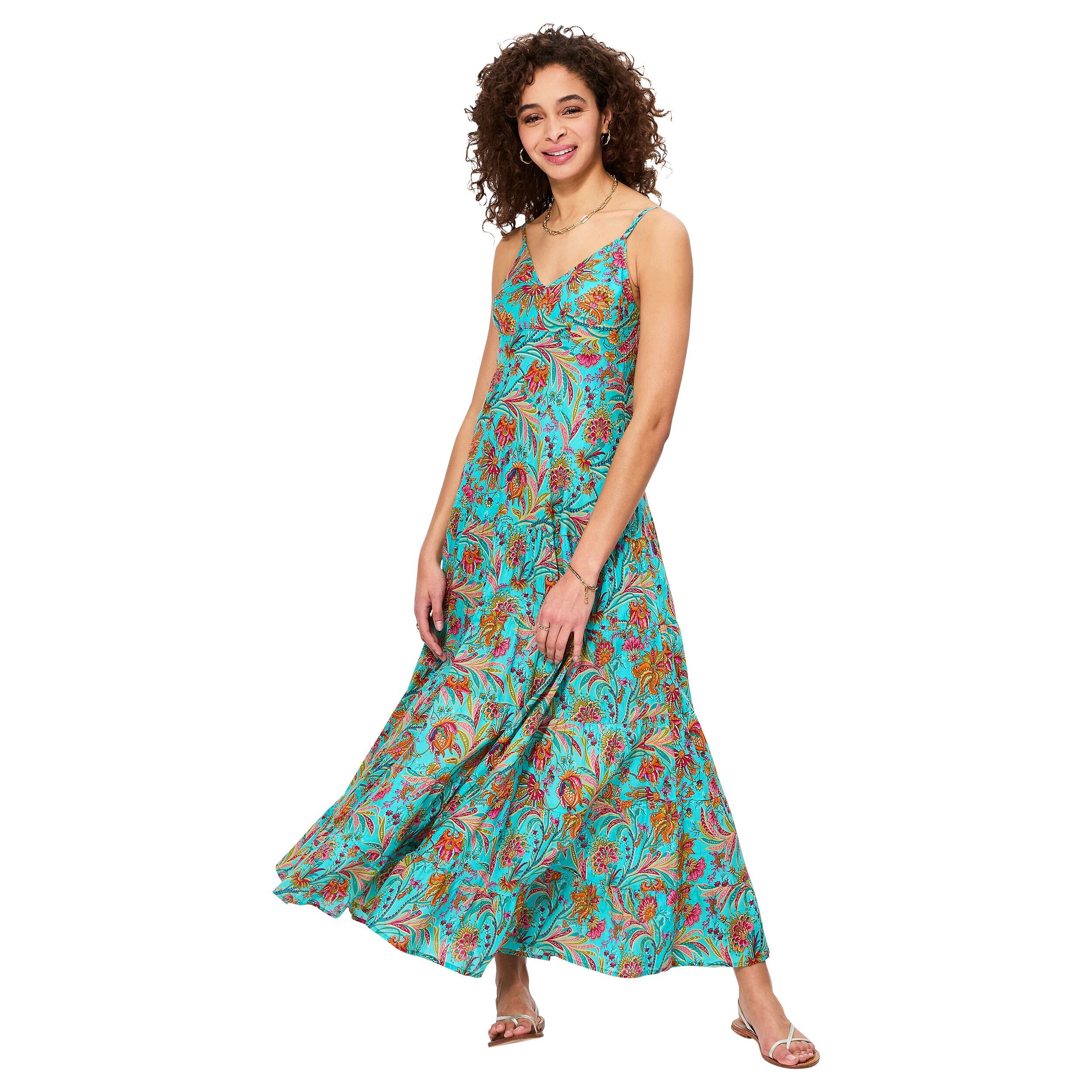 ABITO ESTIVO LUNGO SENZA MANICHE MAXI8040H