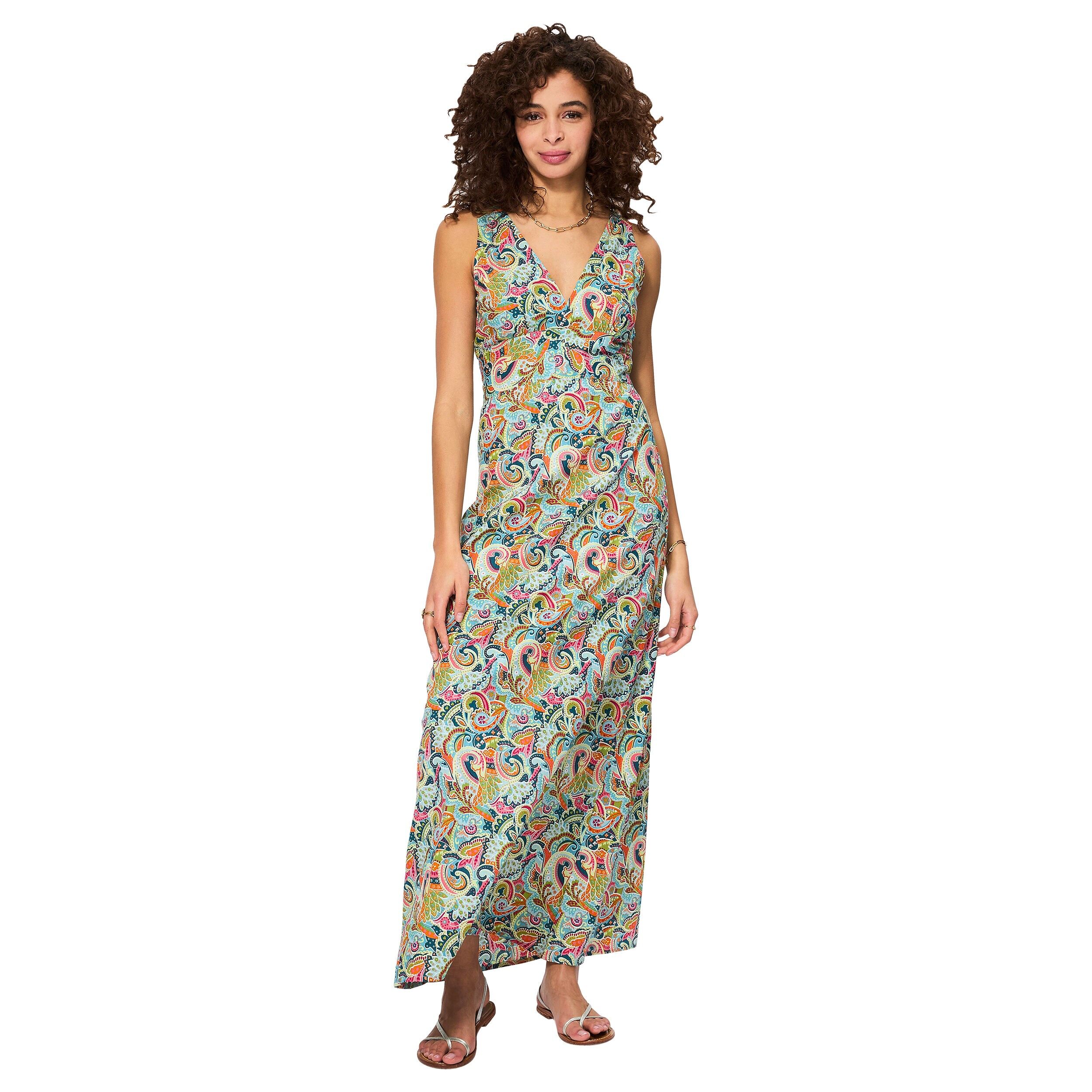 ROBE ETE LONGUE SANS MANCHES MAXI8041B