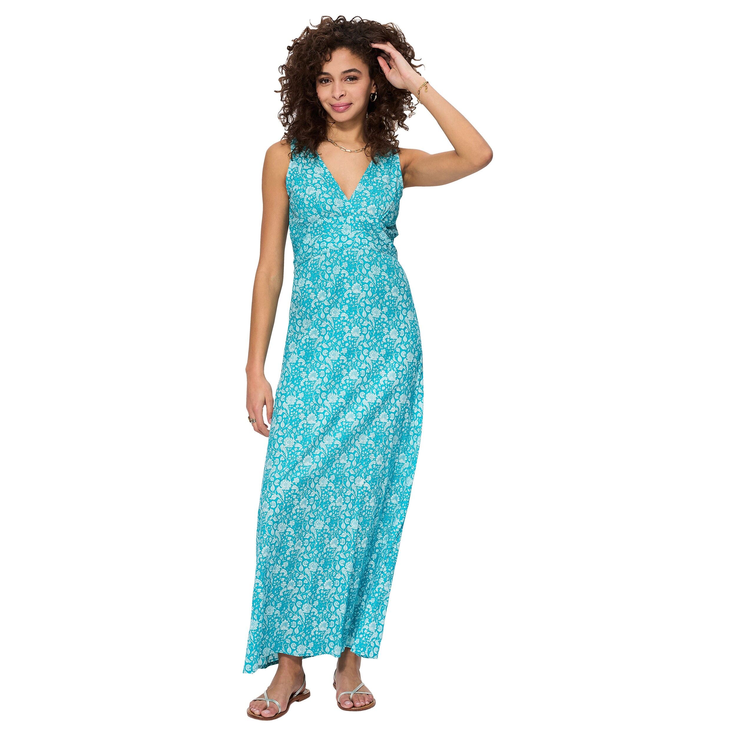 ROBE ETE LONGUE SANS MANCHES MAXI8041D