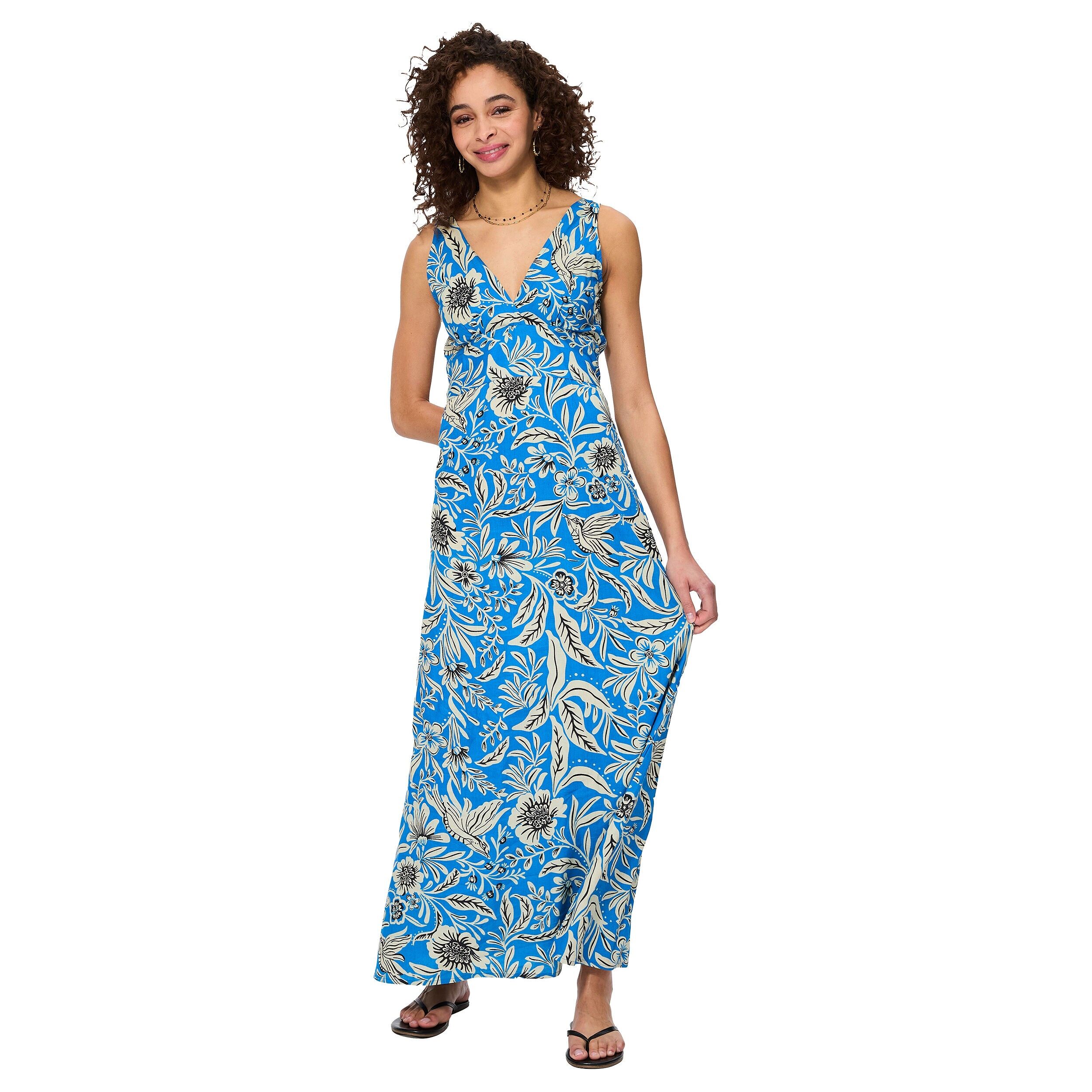 ROBE ETE LONGUE SANS MANCHES MAXI8041F