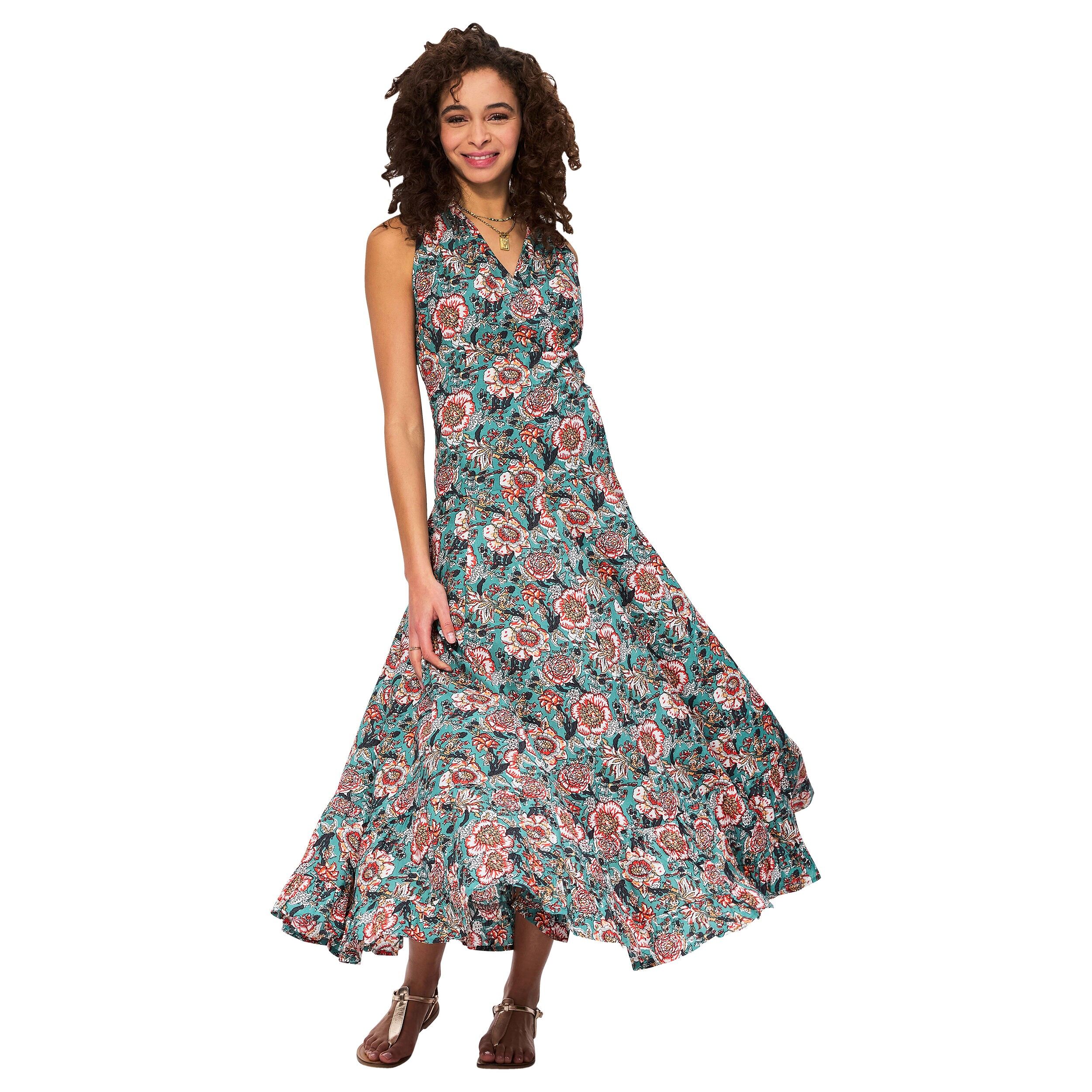 MAXI8042B ABITO ESTIVO SENZA MANICHE LUNGHE