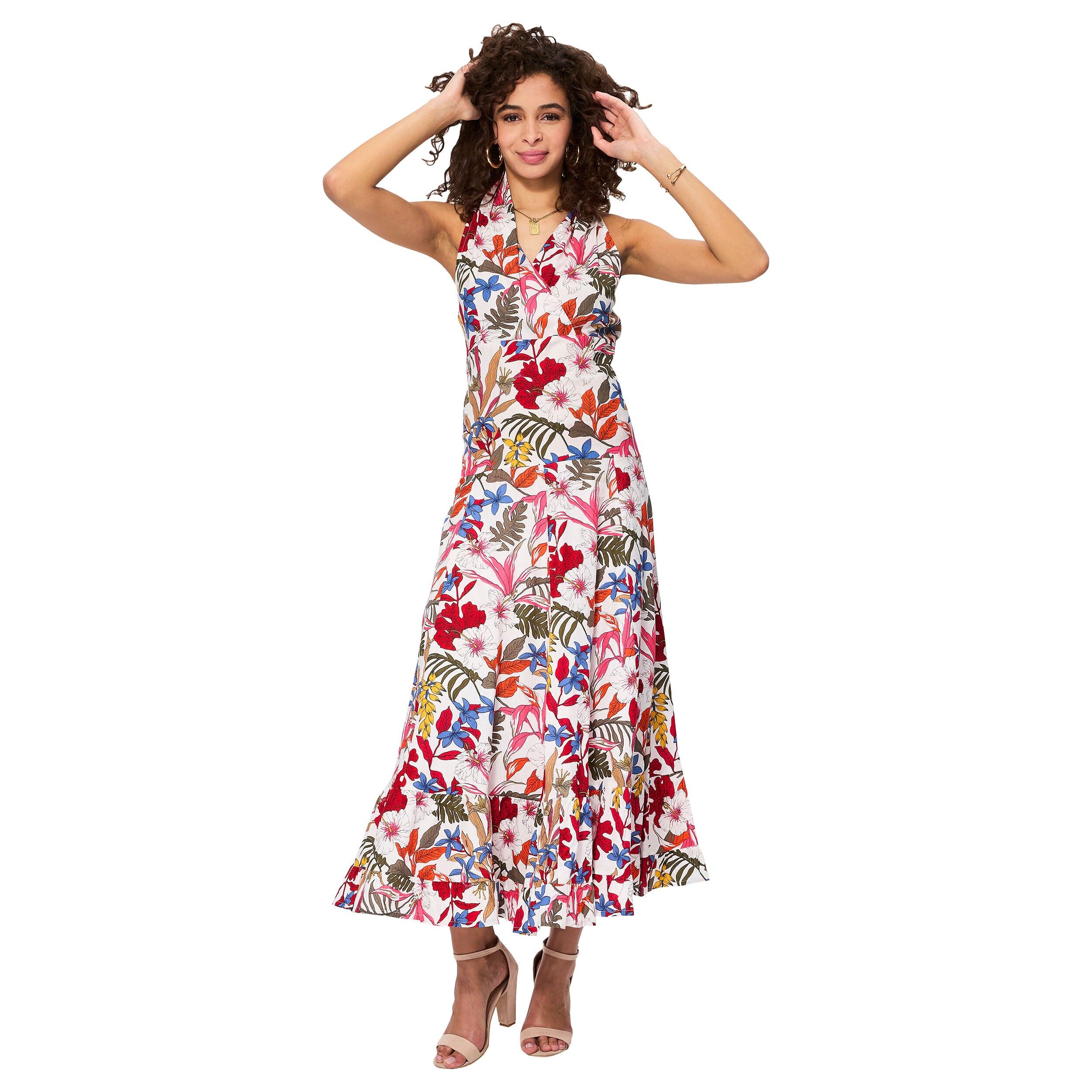 ROBE ETE LONGUE SANS MANCHES MAXI8042F