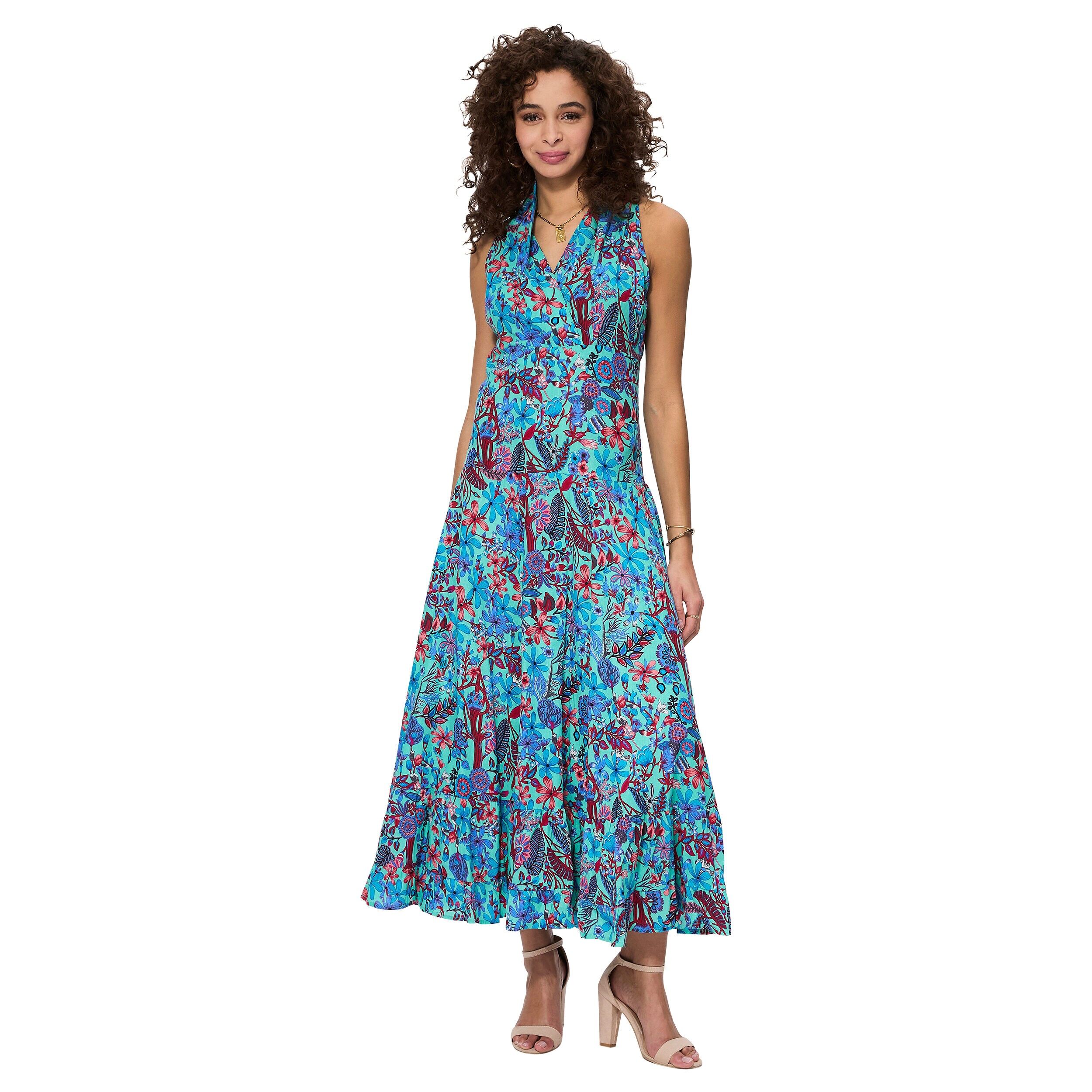 ROBE ETE LONGUE SANS MANCHES MAXI8042H