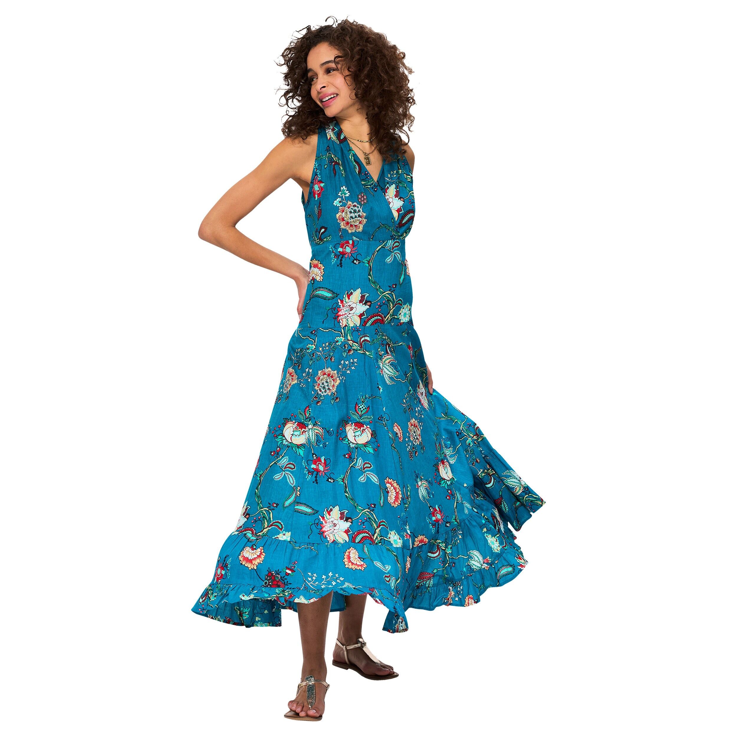 MAXI8042L ABITO ESTIVO SENZA MANICHE LUNGHE