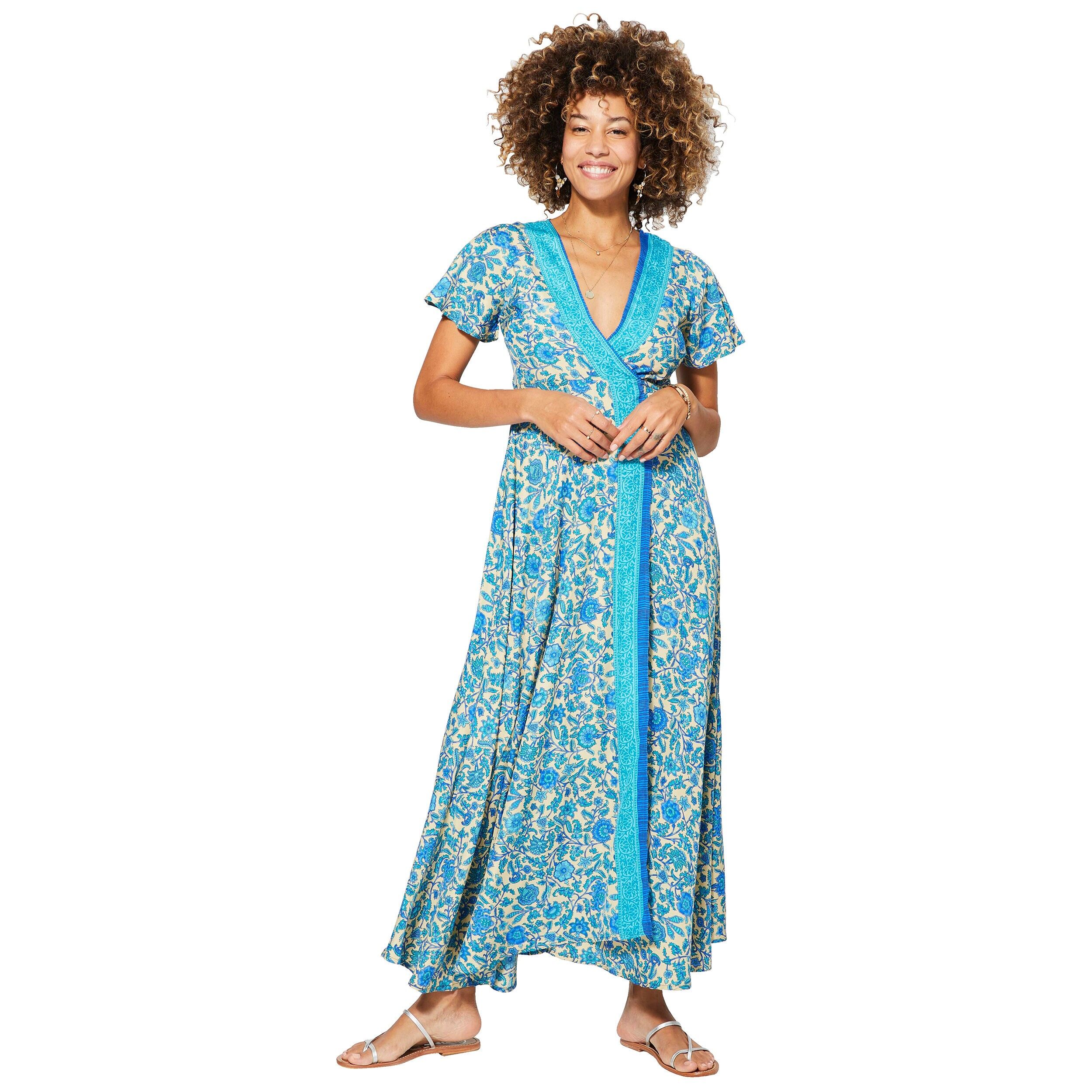 ROBE ETE LONGUE MANCHES COURTES MCMAXI0159E