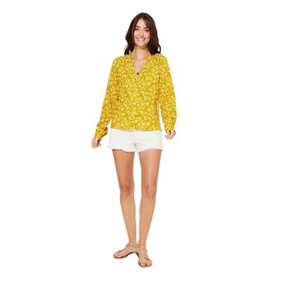 CLASSIC LONG SLEEVE SUMMER BLOUSE TOPV0108E