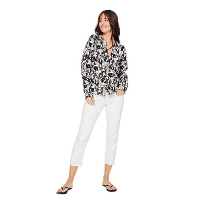 CLASSIC LONG SLEEVE SUMMER BLOUSE TOPV0108K