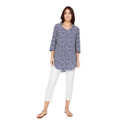 SUMMER TUNIC 3/4 SLEEVES TOPV0111D