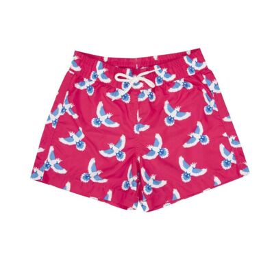 Traje de baño para niños Parrot Red