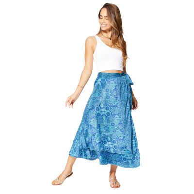 FALDA LARGA CRUZADA DE VERANO JIP0055D
