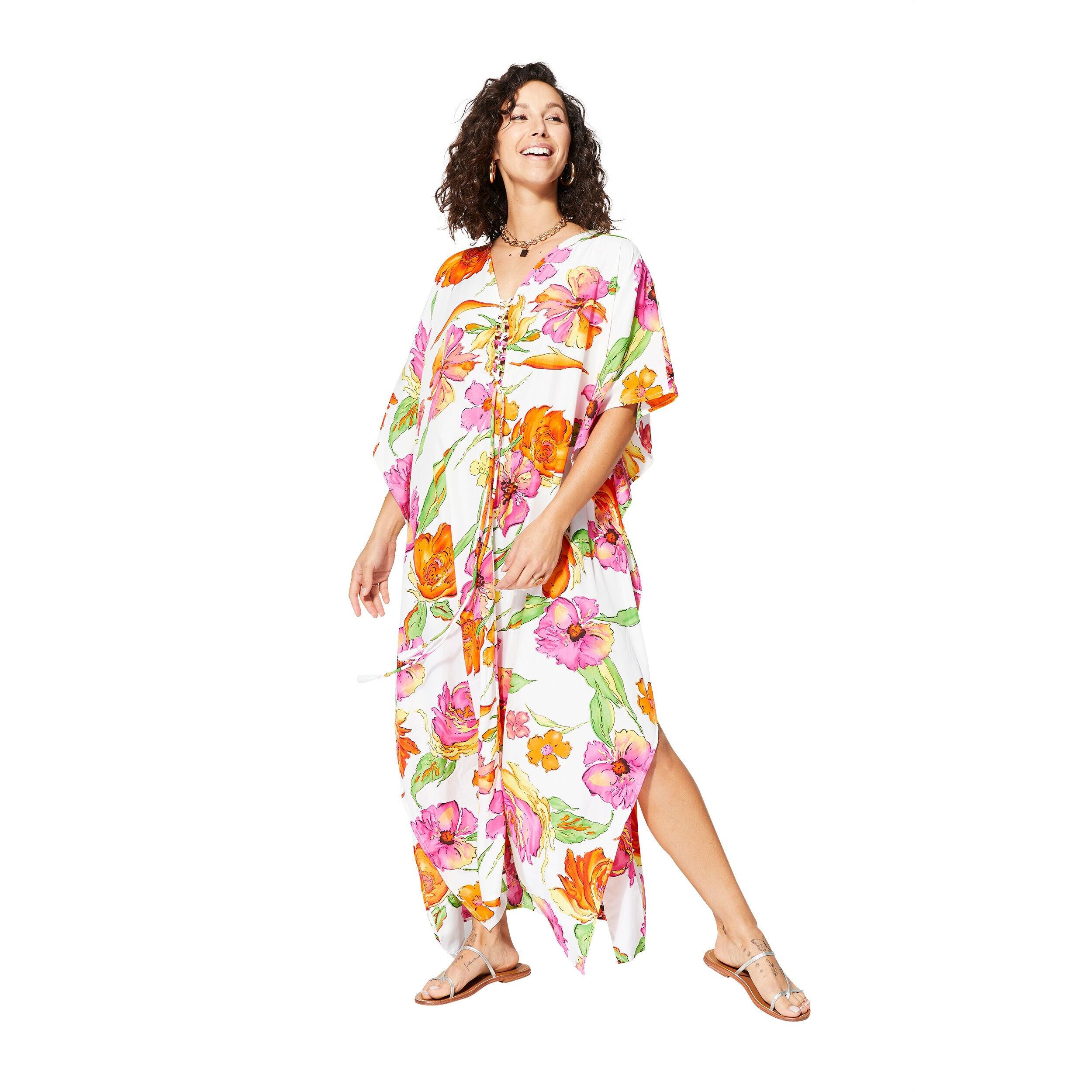 SOMMER-KAFTAN MIT LANGEN 3/4-ÄRMELN KAFIP4001H