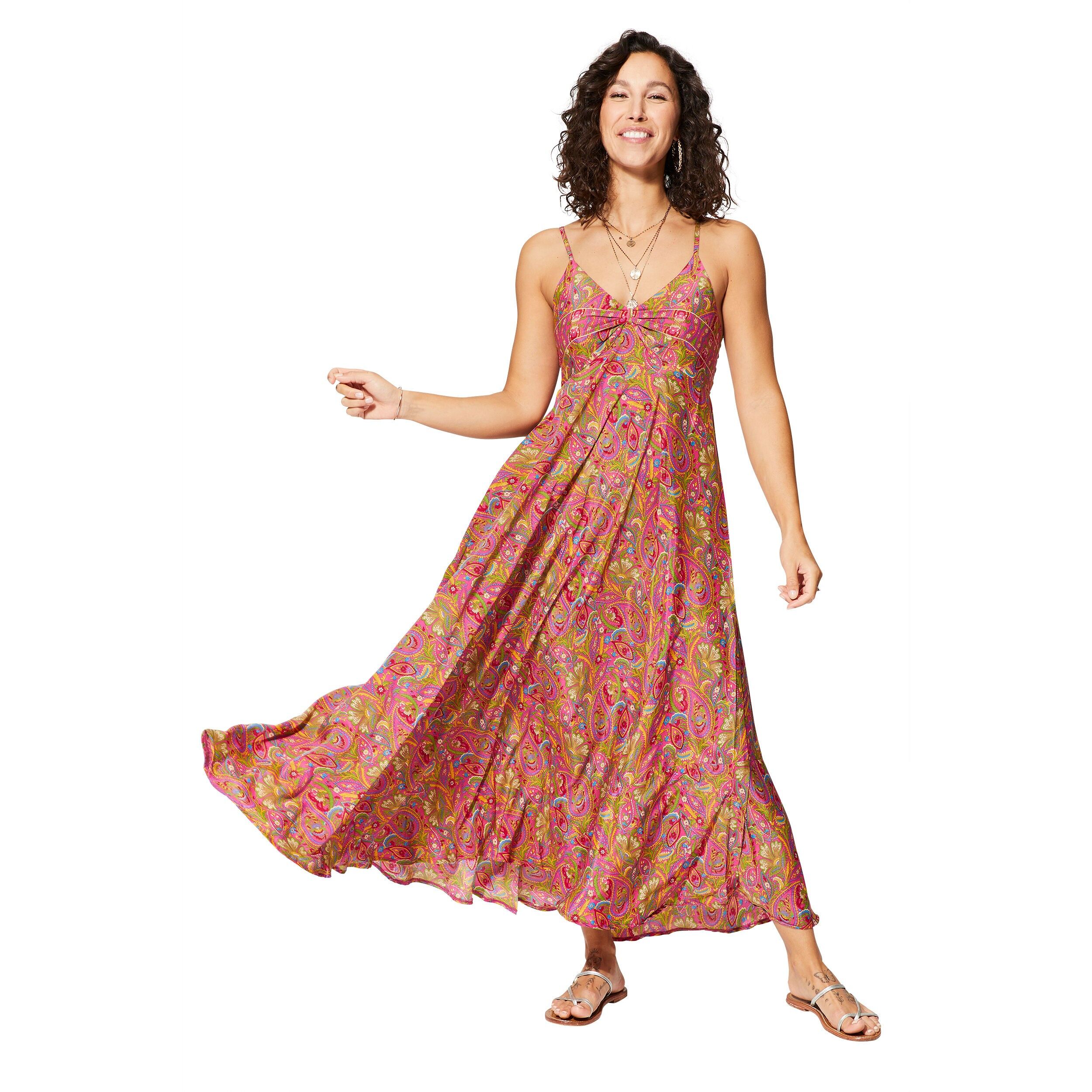 ROBE ETE LONGUE SANS MANCHES MAXIPA0655I